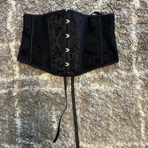 Black corset lace size small